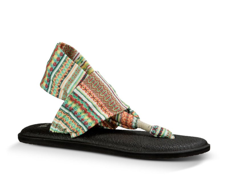 Sanuk Yoga Sling 2 Prints - Sanuk Sandals Womens Multicolor - Philippines VWYAXZ698